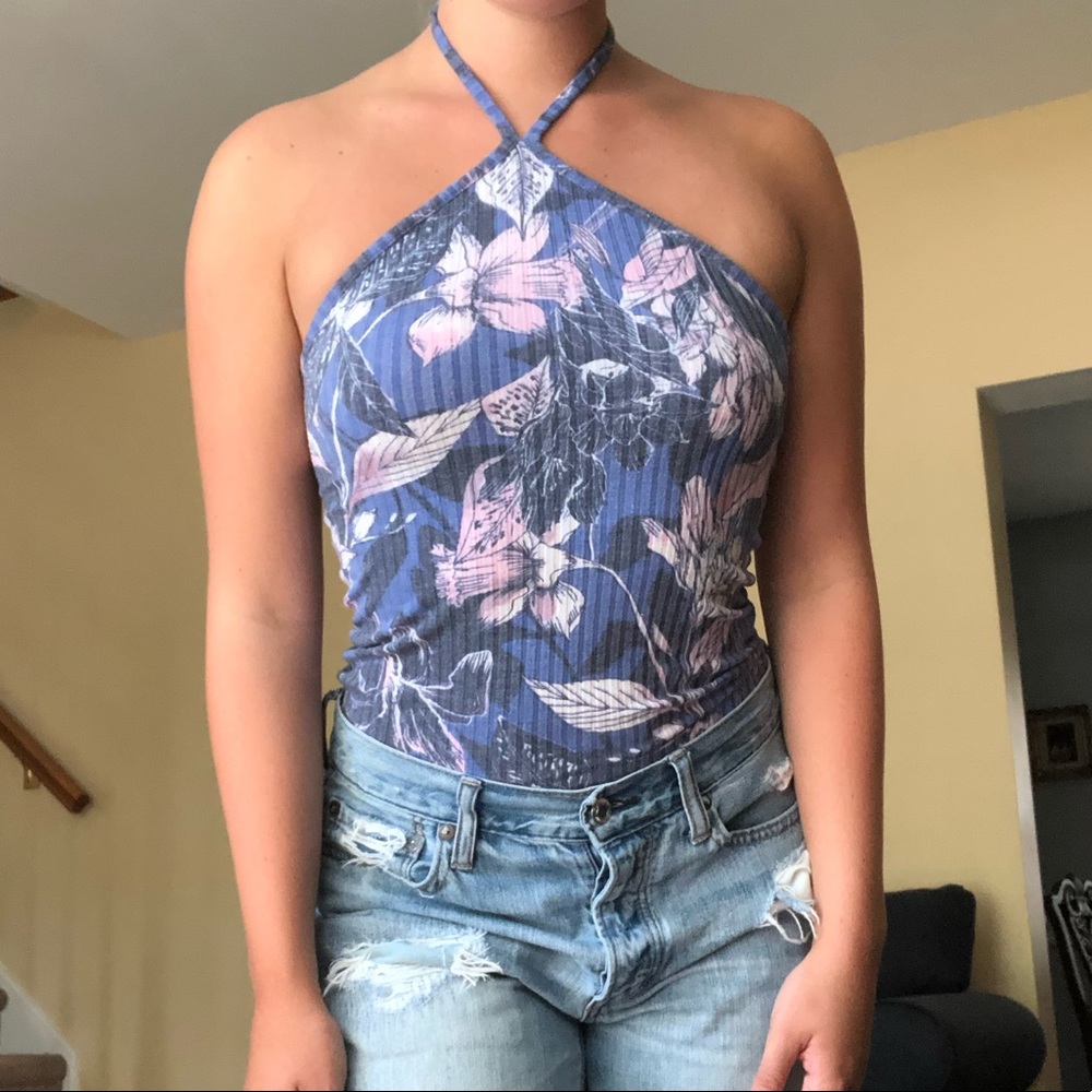 Tropical Halter Top